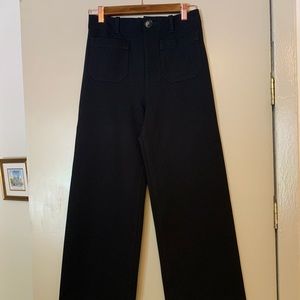 Wide leg, comfortable black pants